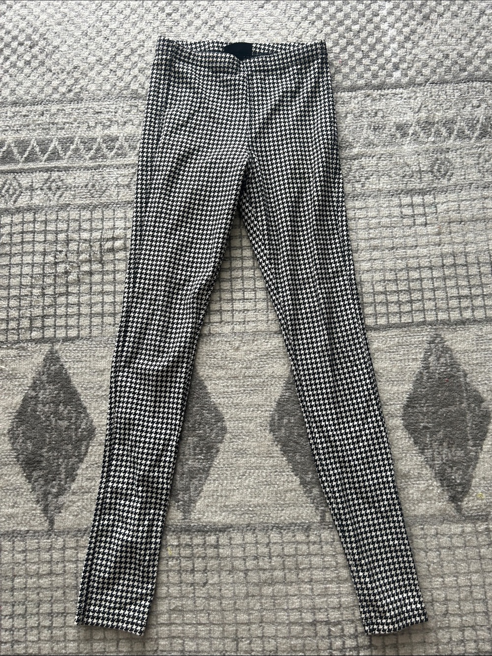 Topshop Black & White Houndstooth Leggings
